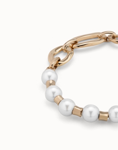 Фото Браслет Pearl & Match с золотом UNOde50 PUL2364BPLORO0M