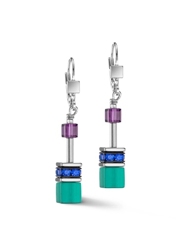Фото Серьги Turquoise-Purple Coeur de Lion 2838/20-0608