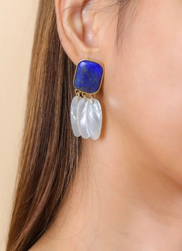 Фото Клипсы Cobalt Nature Bijoux NB24.2-11-79770