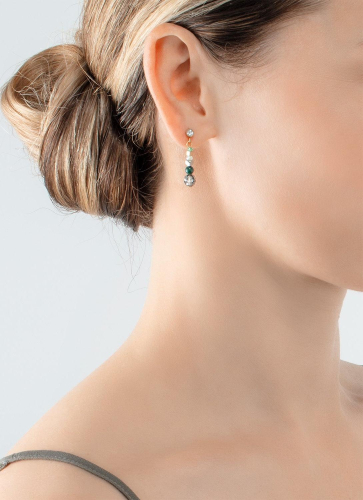 Фото Пусеты Green-Gold Coeur de Lion 2035/21-0516