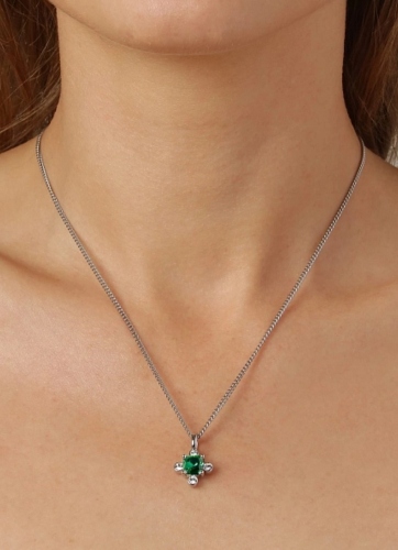 RIMINI SS EMERALD GREEN колье 430111