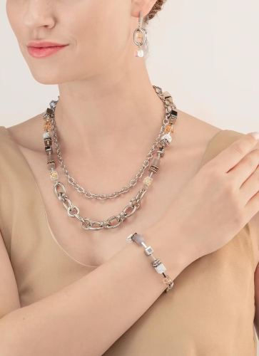 Фото Колье Grey-Beige Coeur de Lion 4520/10-1210