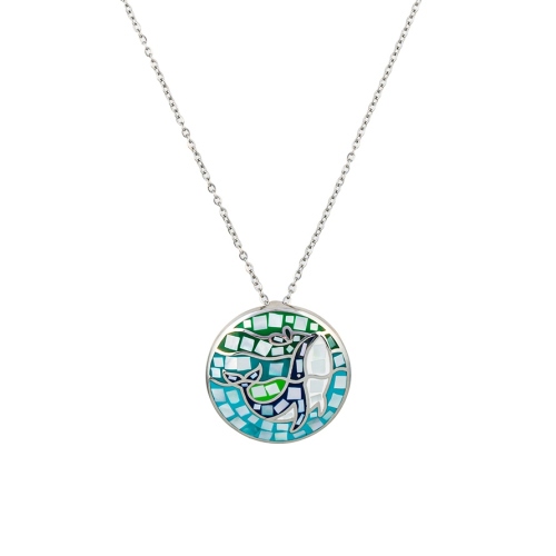 Фото Колье ORCA Art Deco Fiore Luna BP03188-3 BL/S