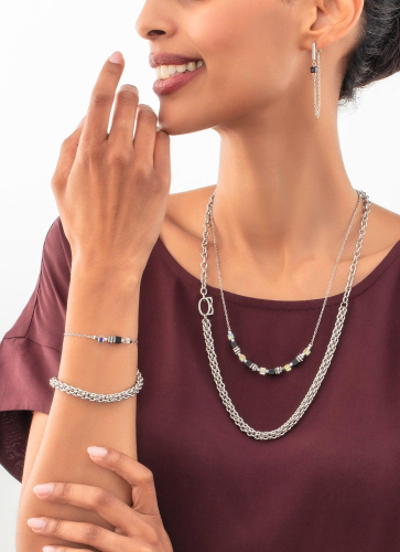 Фото Серьги Black-Silver Coeur de Lion 5076/21-1317