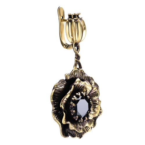 Фото Серьги PAPAVERO Fiore di Firenze OR171021 NERO