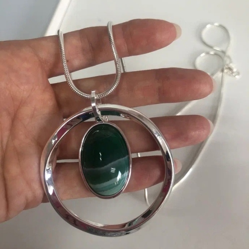 Фото Колье GREEN QUARTZ Elegia Fiore Luna LN5144 G/S