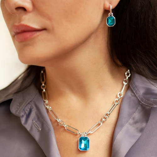 Фото Колье Aquamarine Elegia Fiore Luna LN6095 S