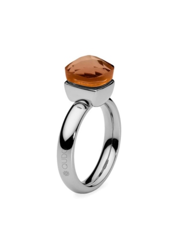 Фото Кольцо Firenze smoked topaz 18 мм Qudo 610754 BR/S