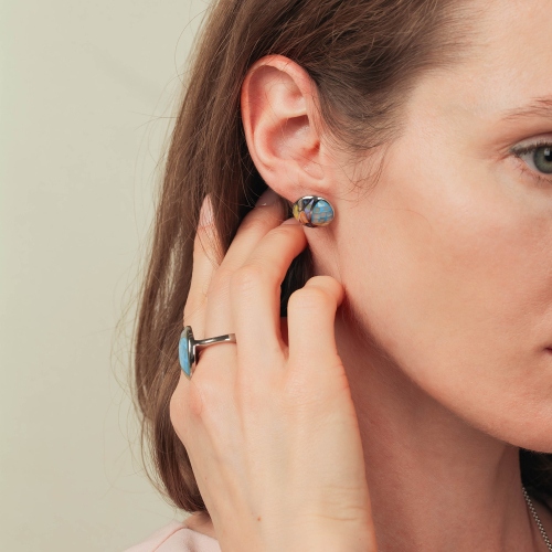 Серьги Fiore Luna AE01156-6 M/S