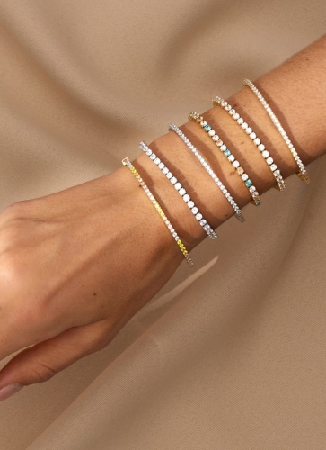 Фото Браслет Multicolour Pastel Gold Coeur de Lion 0600/30-1590