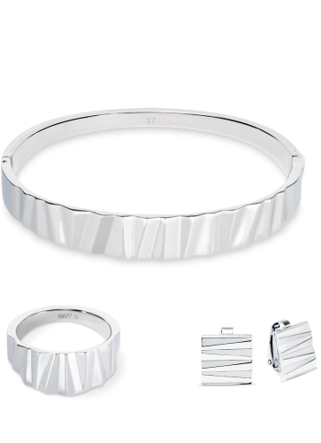 Фото Кольцо Classic Wave Silber Coeur de Lion 0141/40-1700 58