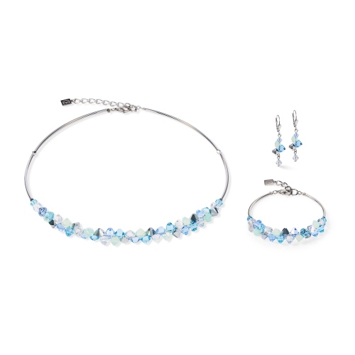 Фото Серьги Dancing Crystals Silver Blue Coeur de Lion 2038/20-0737