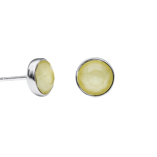Фото Пусеты Crystal Powder Yellow Kristal Fiore Luna SWE297 CPY S