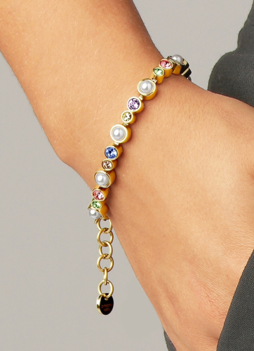 Фото Браслет SACHA SG PASTEL MULTI / WHITE PEARL Dyrberg Kern 450096