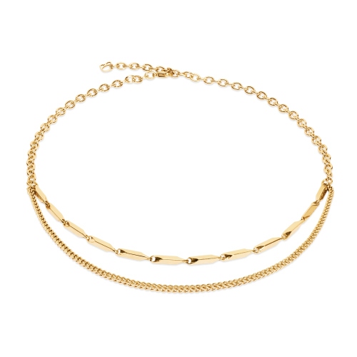 Фото Колье Twisted Layers Gold Coeur de Lion 0801/10-1600