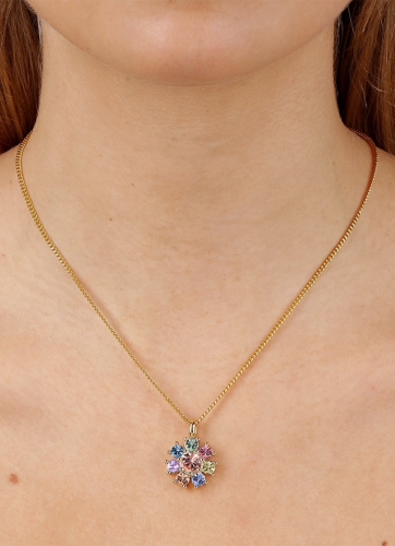 Фото Колье DELISE SG PASTEL MULTI / WHITE PEARL Dyrberg Kern 460516