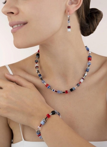 Фото Браслет Blue-Red Coeur de Lion 2838/30-0703