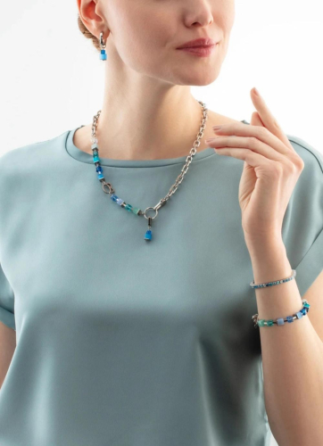 Фото Браслет Blue-Turquoise Coeur de Lion 4712/30-0706