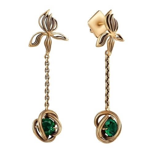 Фото Серьги CORDA Fiore di Firenze OR0947 SMERALDO
