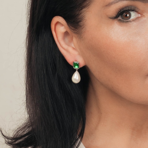 Фото Серьги EMERALD Fiore Luna Classic Fiore Luna ACE22420-07