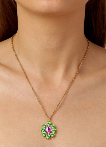 CLAUDIA SG ROSE/GREEN 420043 колье 420043