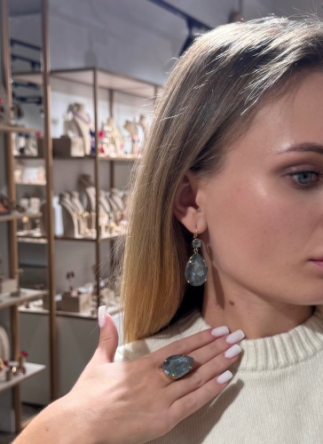 Фото Серьги Claudio Canzian CC00202321 light gray