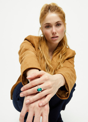 Фото Кольцо Ser Deslumbrante UNOde50 ANI0850VRDMTL18