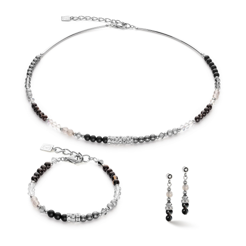 Фото Серьги Black-Grey Coeur de Lion 6020/21-1312