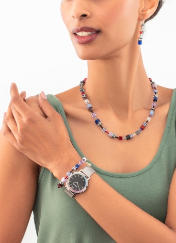 Фото Браслет Red-blue-lilac Coeur de Lion 2838/30-0330