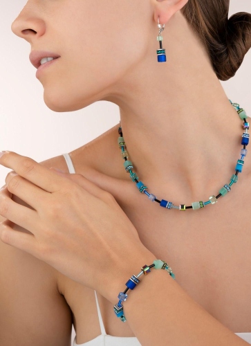 Фото Серьги Blue-Green Coeur de Lion 2838/20-0705