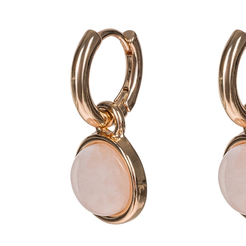 Фото Серьги ROSE QUARTZ Elegia Fiore Luna LE1113 R/G