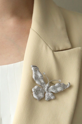 Фото Брошь Silver/Gold Uvelina AA70 0006R-51A