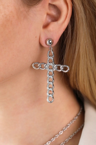 Фото Серьги Silver/Gold Uvelina BS05 0701R-00E