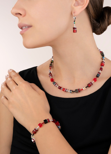 Фото Серьги Red-Grey Coeur de Lion 4014/20-0312