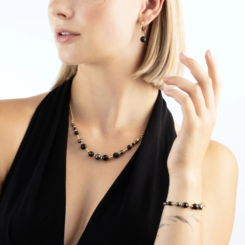 Фото Серьги Black-Gold Coeur de Lion 4089/21-1316