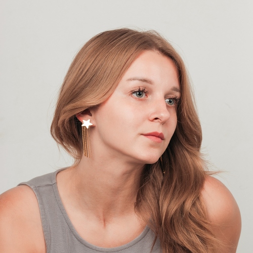 Серьги Комета Fiore Luna AWE3256-G