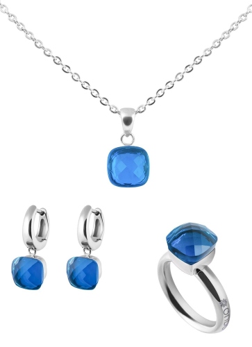 Фото Кольцо Firenze Qudo 612114 BL/S