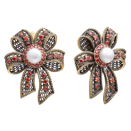 Фото Серьги GALANTE GALANTE Fiore di Firenze OR2257 GRANATO