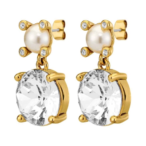 Фото Серьги NICOLA SG CRYSTAL /WHITE PEARL Dyrberg Kern 450151