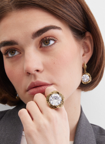 Серьги Caleidoscopio di Fiori Fiore di Firenze OR1738 CRYSTAL