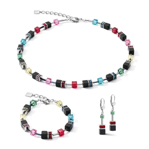 Фото Колье Onyx Multicolour Pop Art Coeur de Lion 4018/10-1581