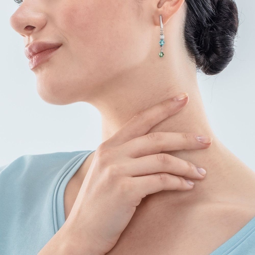 Фото Серьги Mint Green Coeur de Lion 4239/21-0522