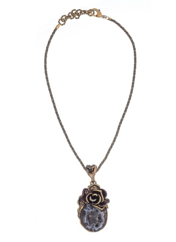 Фото Колье Alcozer&J друза агата шпинель Swarovski  AL2406-C148AP24