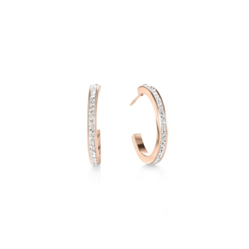 Фото Серьги Crystal-Rosegold Coeur de Lion 0139/21-1822