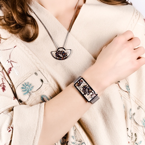 Браслет на металлическом ремешке Fiore Luna CB13600-27