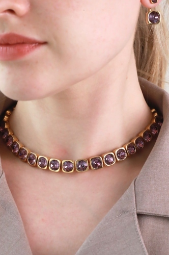 Фото Колье Silver/Gold Uvelina SW00 0010G-008N
