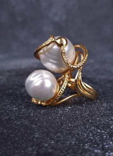 Фото Кольцо Madreperla MP02001001 white/gold