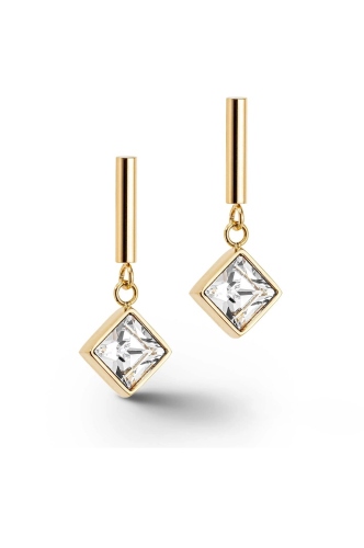Фото Серьги Crystal-Gold Coeur de Lion 6006/21-1816