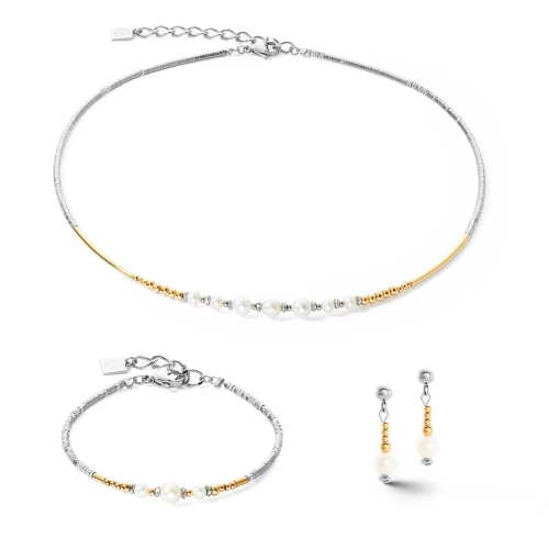 Фото Браслет White bicolor Coeur de Lion 1117/30-1426