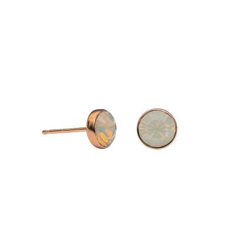 Фото Пусеты Light Grey Opal Kristal Fiore Luna SWE297 LGO RG